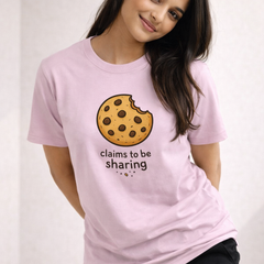 Cookie Sharing Couple Classic Tee | Unisex 100% Cotton