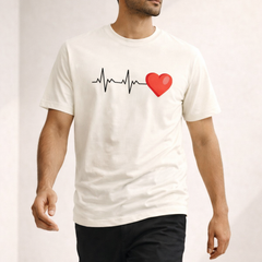 Heartbeat Love Right Classic Tee | Unisex 100% Cotton