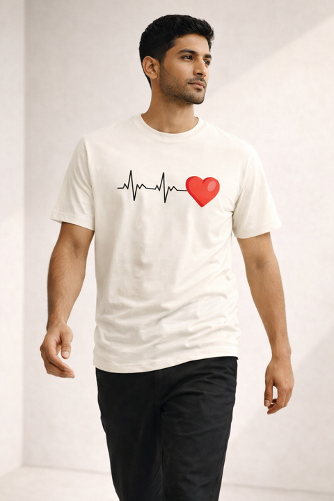 Heartbeat Love Right Classic Tee | Unisex 100% Cotton