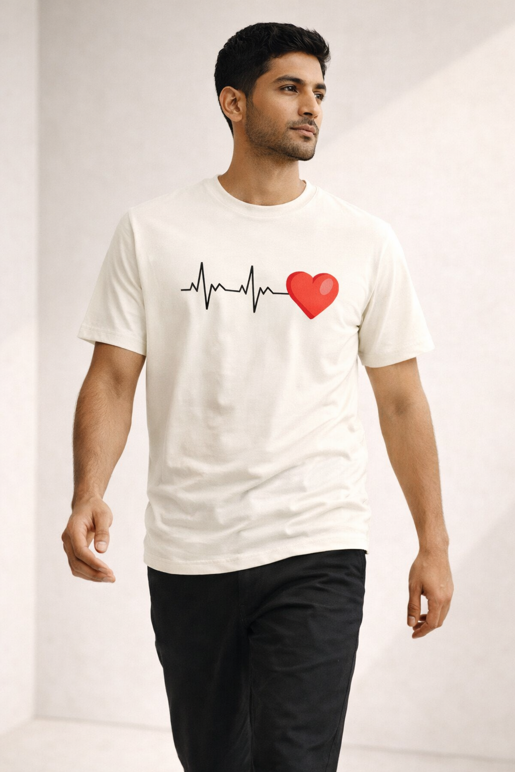 Heartbeat Love Right Classic Tee | Unisex 100% Cotton