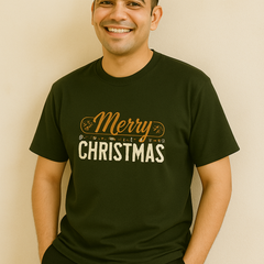 Merry Christmas Classic Tee | Unisex 100% Cotton