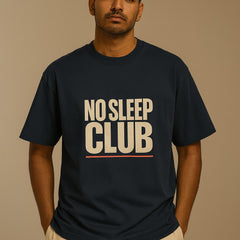 No Sleep Club Oversized Tee | Unisex 100% Cotton