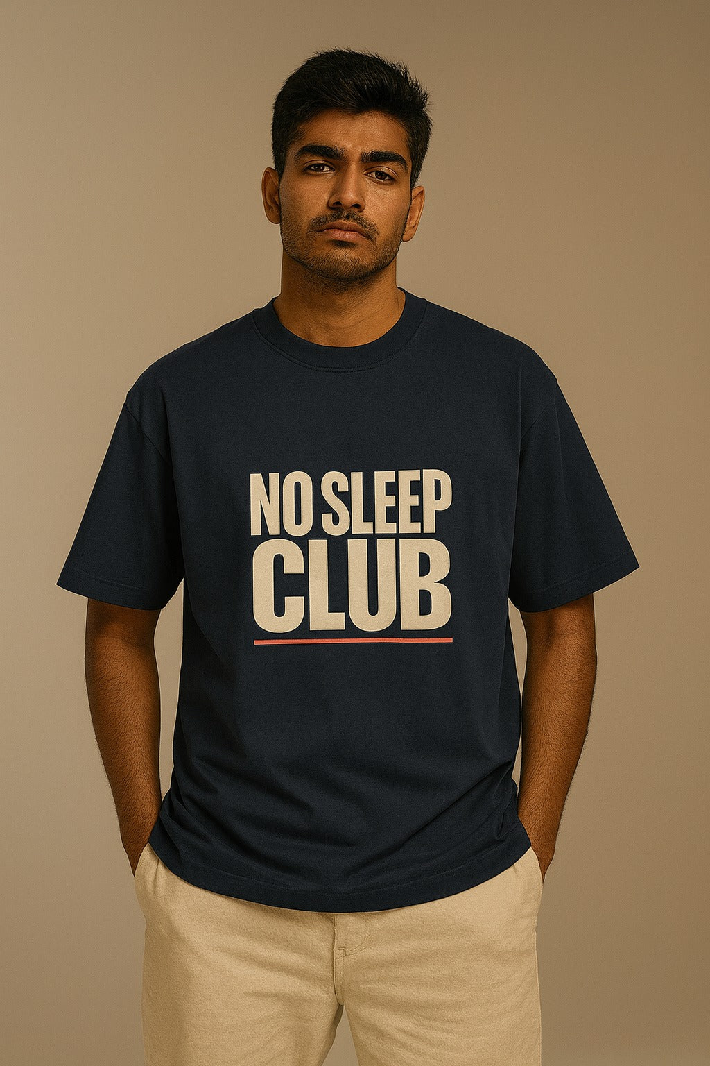 No Sleep Club Oversized Tee | Unisex 100% Cotton