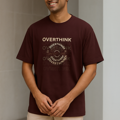 Overthink – Minimalist Typography Unisex T-Shirt