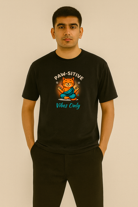 Paw-sitive Vibes Only – Unisex T-Shirt