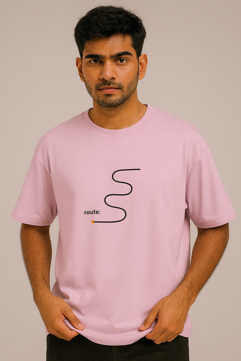 Route Oversized Tee | Unisex 100% Cotton