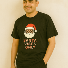 Santa Vibes Only Classic Tee | Unisex 100% Cotton